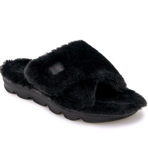 Jambu Sara Faux Fur Sandal